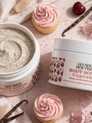 Body scrub cupcake